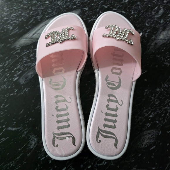 BRAND NEW JUICY COUTURE  RHINESTONE  SLIDER - Picture 5 of 14